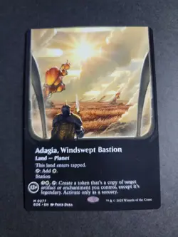Adagia, Windswept Bastion (Borderless) Mythic MTG Edge of Eternities - Image 1