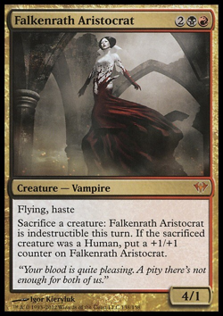 mtg magic Aristocrate Falkenrath Aristocrat dark ascension FRENCH vf fr obscure - Image 1