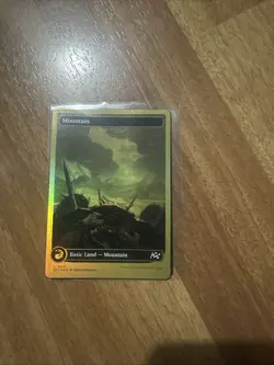 MTG Aetherdrift Mountain First-Place Foil #510 NM Condition - Image 1