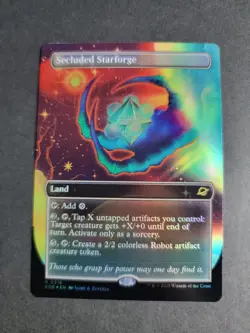 Secluded Starforge (Borderless Foil) Rare MTG Edge of Eternities - Image 1