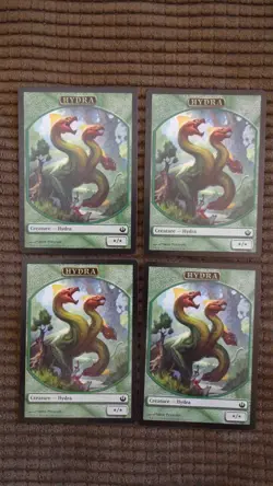 Magic: the Gathering / MtG Hydra (*/*) Tokens x4 Journey Into Nyx - Image 1