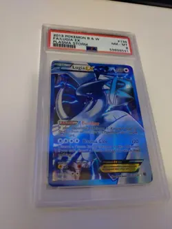 Pokemon Plasma Storm Lugia EX Full Art B&W PSA 8 NM-MT - Image 1