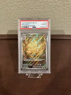2023 Pokemon Obsidian Flames Ninetales Illustration Rare 199/197 PSA 10 GEM MINT - Image 1