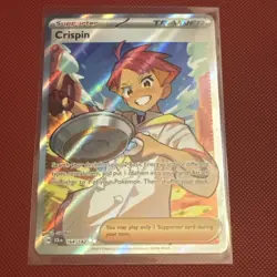 Pokemon 2024 Crispin 164/142 Sv07 Stellar Crown Holo Full Art NM/Mint Condition - Image 1