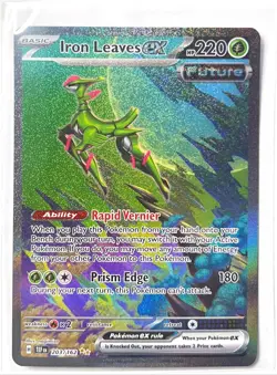 Pokemon Iron Leaves ex 203/162 Temporal Forces Special Illustration Rare Holo NM - Image 1
