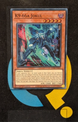 JUSH-EN0032 K9-66a Jokul Super Rare 1st Ed YuGiOh - Image 1
