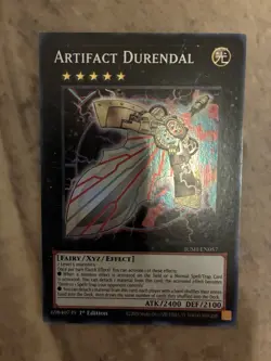 Yugioh! TCG - Artifact Durendal - Super Rare - JUSH-EN057 - Justice Hunters - Image 1