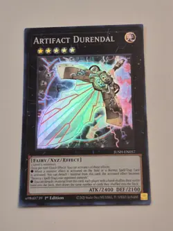 Yugioh! TCG - Artifact Durendal - Super Rare - JUSH-EN057 - Justice Hunters - Image 1
