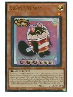Cupsy Yummy - JUSH-EN016 - Ultra Rare - YuGiOh 1st Ed NM/M - Image 1