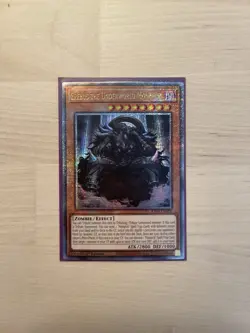 Yugioh Erebus the Underworld Monarch Quarter Century Secret Rare RA04-EN019 - Image 1