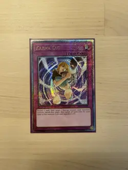Yugioh Karma Cut Quarter Century Secret Rare RA04-EN128 1st Ed NM - Image 1
