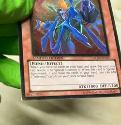 YuGiOh Infernity Archfiend GLD3-EN027 Gold Series Limited Edition LP - Image 5