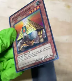 Yugioh Pyramid Turtle CP02-EN004 Super Rare LP - Image 3