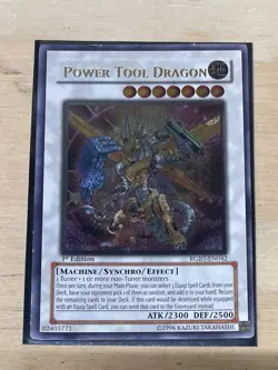 Yugioh! HP Power Tool Dragon - RGBT-EN042 - Ultimate Rare1st Ed SEE PICS HEAVY P - Image 1