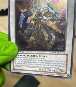 Yugioh! HP Power Tool Dragon - RGBT-EN042 - Ultimate Rare1st Ed SEE PICS HEAVY P - Image 3