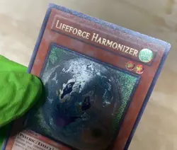 YuGiOh TCG Lifeforce Harmonizer CRMS-EN026 Ultimate Rare 1st Edition LP - Image 2