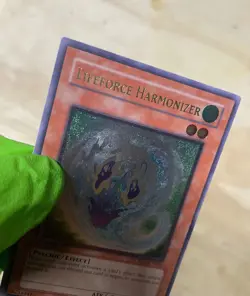 YuGiOh TCG Lifeforce Harmonizer CRMS-EN026 Ultimate Rare 1st Edition LP - Image 3