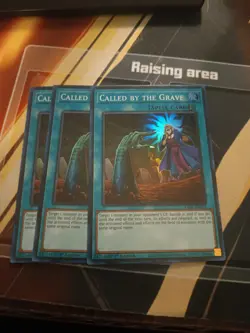Yugioh! Called by the Grave - RA01-EN057 - Super Rare - 1st Ed X3 (Playset) - Image 1