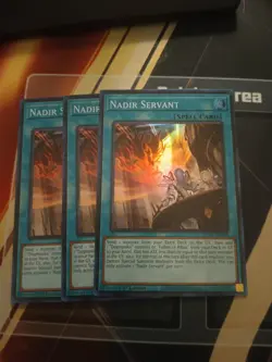 *** 3X NADIR SERVANT 3X *** PLAYSET 1ST EDITION SUPER RARE RA01-EN062 YUGIOH! - Image 1