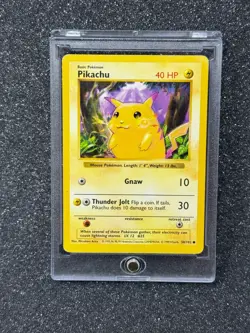 Pikachu 58/102 Base Set Shadowless Yellow Cheeks 1999 WOTC Pokemon TCG Card - Image 1