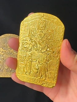 DIY Yu-Gi-Oh! Memory Tablet, Aged Bronze Metal Card-Bronze - Image 2