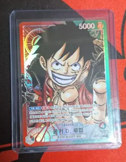 NM Monkey D Luffy OP01-003 Leader Parallel ROMANCE DAWN ONE PIECE Card Korean - Image 1
