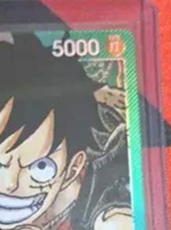 NM Monkey D Luffy OP01-003 Leader Parallel ROMANCE DAWN ONE PIECE Card Korean - Image 3