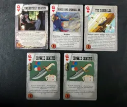 Deadlands Doomtown Boot Hill CCG Card Game Card Lot Q Queen's Heart Mixed Rare - Image 1