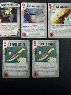 Deadlands Doomtown Boot Hill CCG Card Game Card Lot Q Queen's Heart Mixed Rare - Image 4