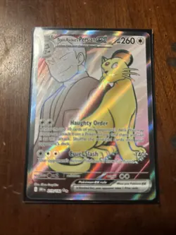 Pokemon Team Rockets Persian EX Destined Rivals Card 219/182 NM Condition - Image 1