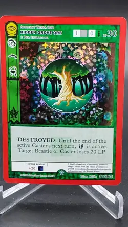 Hidden Grove Orb 37/165 Metazoo Seance 1st Edition Full Holo Card NM/MINT - Image 1