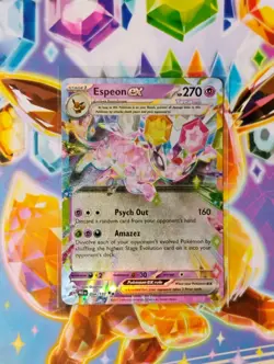 COMPLETE Eeveelution English EX Double Rare 9 Card Set-Prismatic Evolutions-NM - Image 3