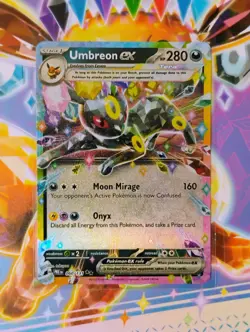 COMPLETE Eeveelution English EX Double Rare 9 Card Set-Prismatic Evolutions-NM - Image 5