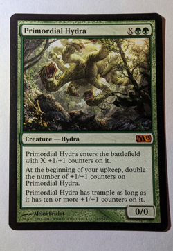 Primordial Hydra MTG, Core Set 2013 (M13), LP, Mythic Rare Magic The Gathering - Image 1
