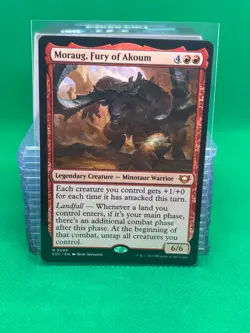 Moraug, Fury of Akoum MTG | Edge of Eternities Commander - Image 1
