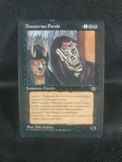 Timmerian Fiends Homelands NM Mtg Magic The Gathering See Detailed Pics - Image 1