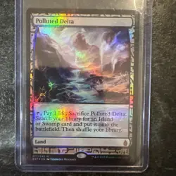 2015 MTG Battle For Zendikar - Polluted Delta Expedition 017/045 - Raw NM - Image 1