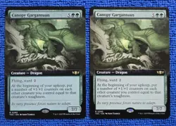 MTG 1x Canopy Gargantuan Tarkir Dragonstorm Commander Extended Art Regular Card - Image 2