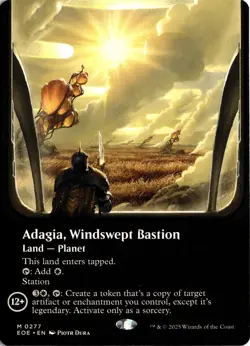 Adagia, Windswept Bastion (Borderless) Edge of Eternities Regular MTG - Image 1