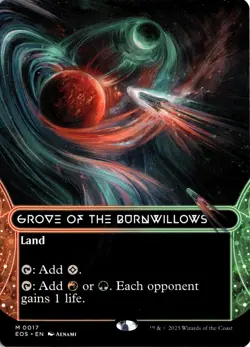 Grove of the Burnwillows (17) (Borderless) Edge of Eternities Regular MTG - Image 1