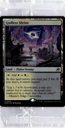 Godless Shrine PRERELEASE PROMO SEALED Edge of Eternities MTG - Image 1