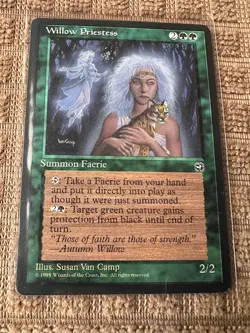 MTG MTG Homelands - Willow Priestess - NM - Magic the Gathering - - Image 1
