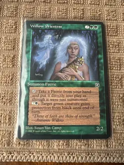 MTG MTG Homelands - Willow Priestess - NM - Magic the Gathering - - Image 2