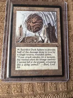 MTG- Dark Sphere - MTG Magic the Gathering - The Dark - Image 1