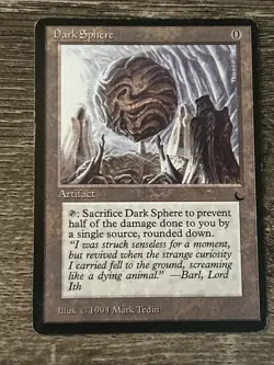 MTG- Dark Sphere - MTG Magic the Gathering - The Dark - Image 1