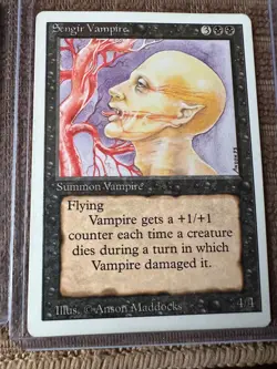 MTG 1994 Magic The Gathering MTG Revised Sengir Vampire - Image 1