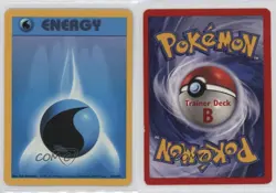 Water Energy Trainer Decks Pokemon Base Set #102 1999 11jz - Image 3