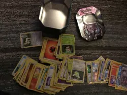 Pokemon Tin With X200 Cards - includes 20+ Holo + Reverse holo,s - Image 1