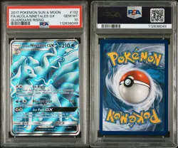Pokemon Alolan Ninetales GX 132/145 PSA 10 Gem Mint SM Guardians Rising Full Art - Image 3