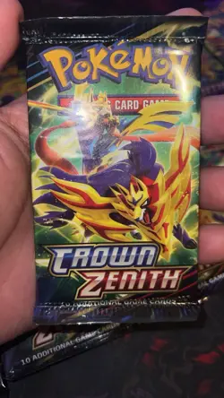 Pokemon TCG Sword & Shield Crown Zenith Pack Lot Of 10 Factory Sealed Packs - Image 2
